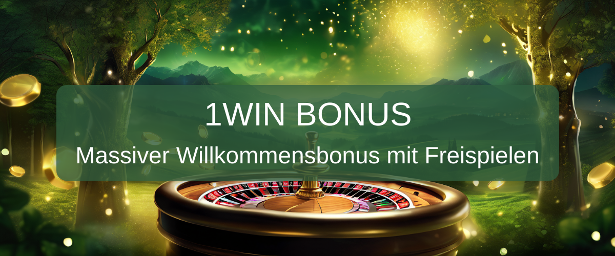 1win Bonus 2026 - Beste Online-Boni in Deutschland